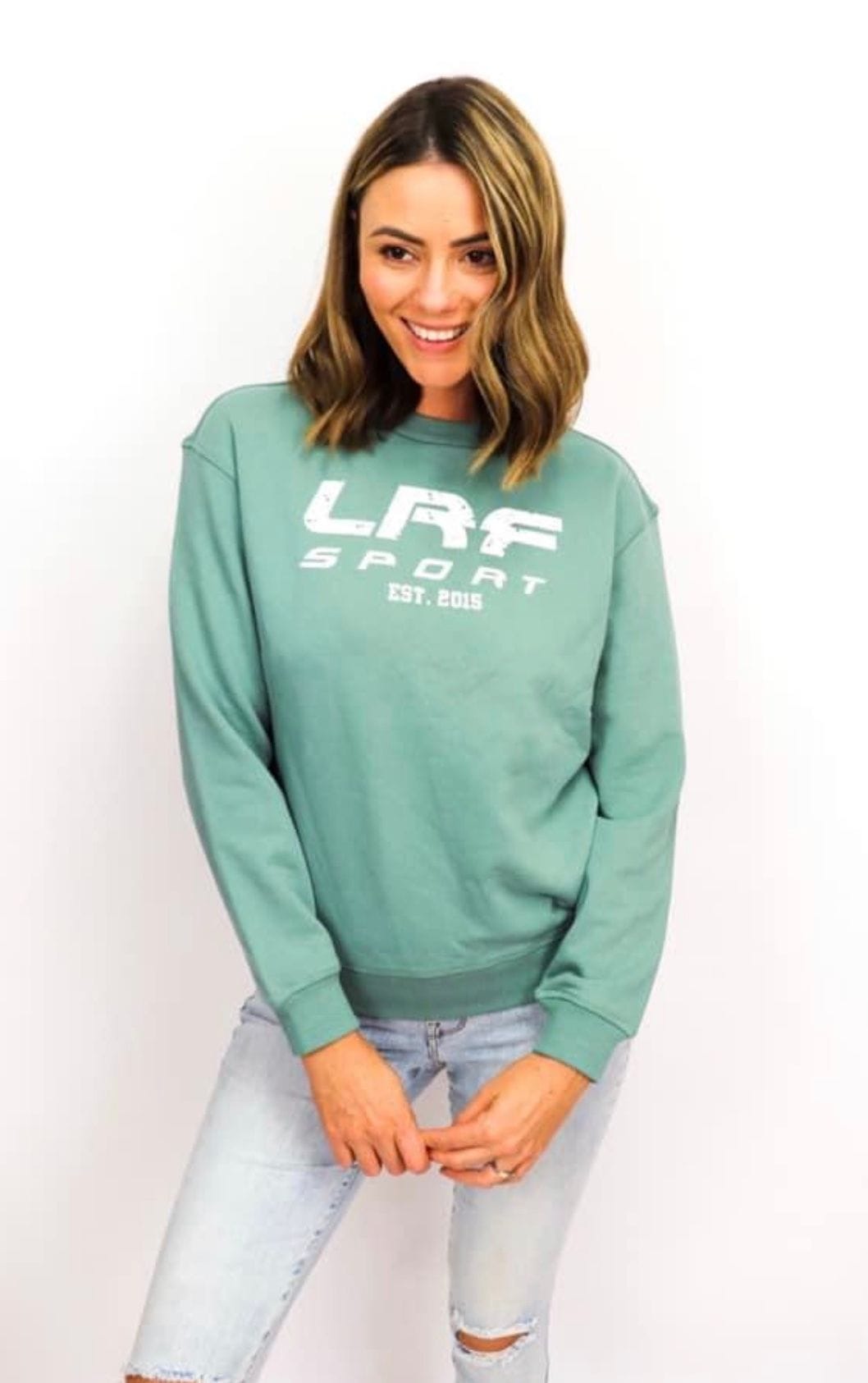 LRF Womens Crew Sweater Green